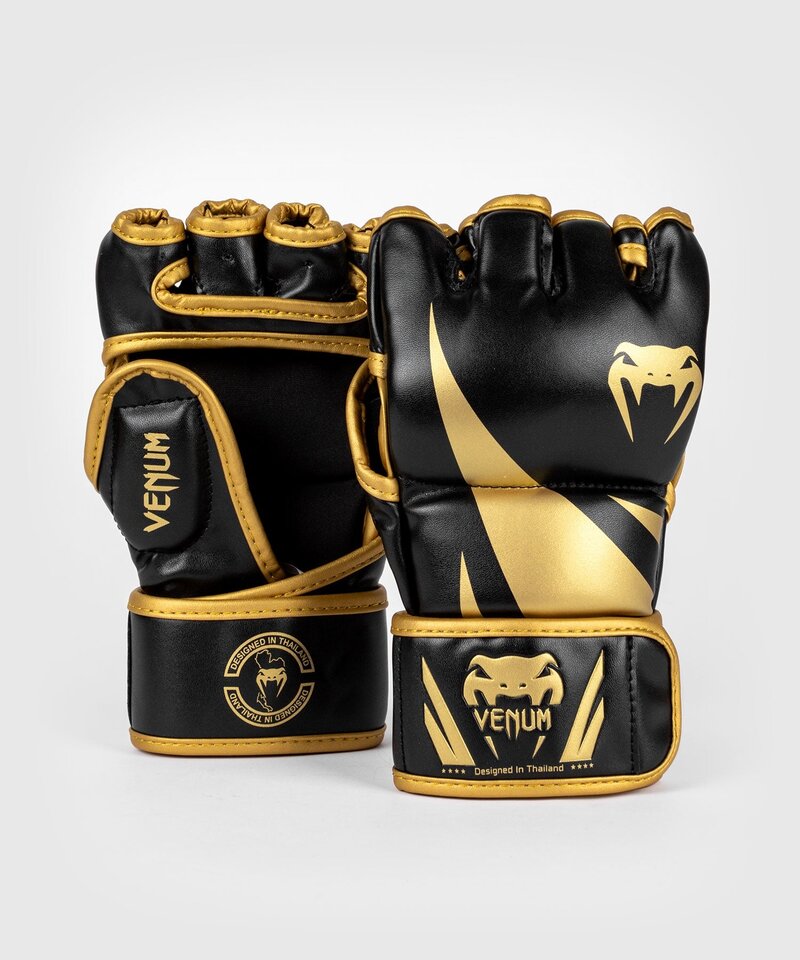 Venum Venum MMA Handschoenen Challenger Zwart Goud Pu-leer