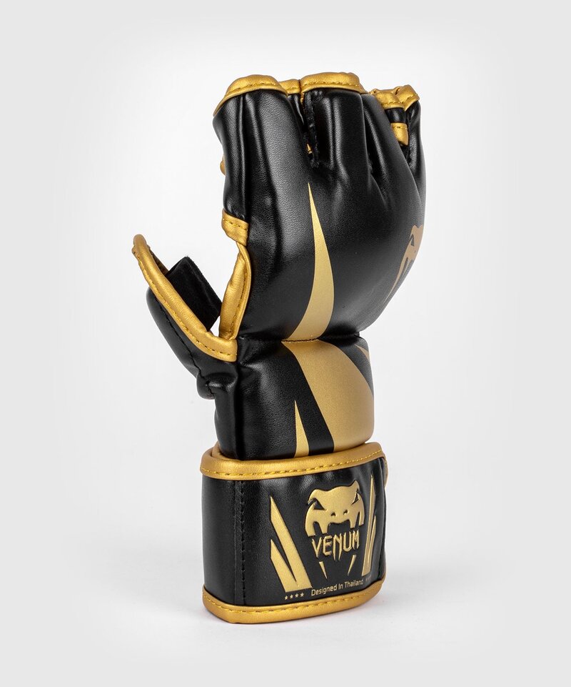 Venum Venum MMA Handschoenen Challenger Zwart Goud Pu-leer