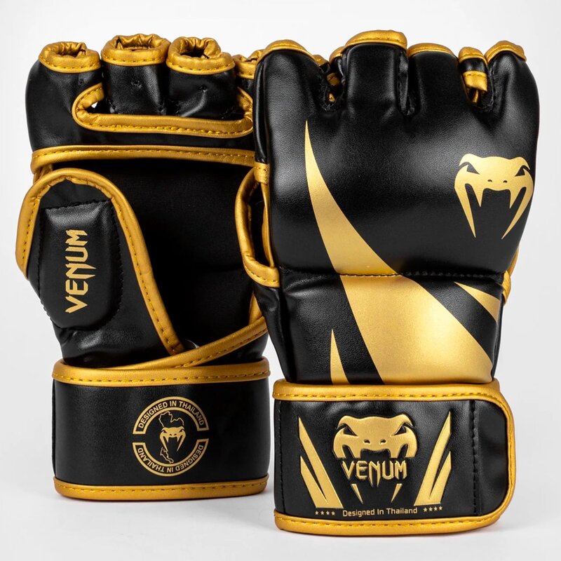 Venum Venum MMA Handschoenen Challenger Zwart Goud Pu-leer