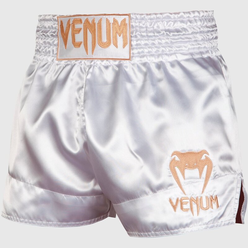 Venum Venum Classic Muay Thai Kickboks Broekjes Wit Goud