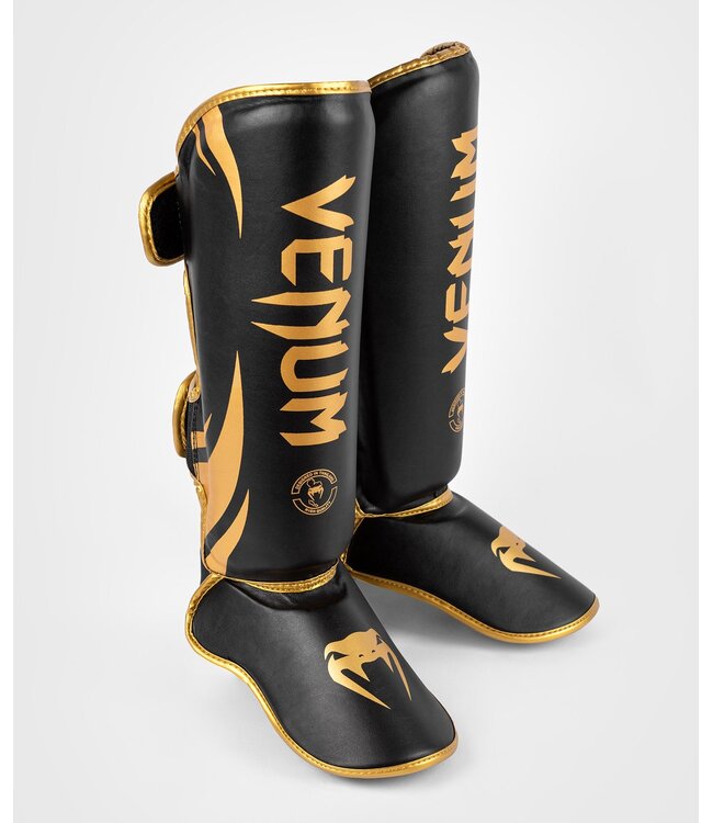 Venum Challenger Standup Shinguards Black Gold