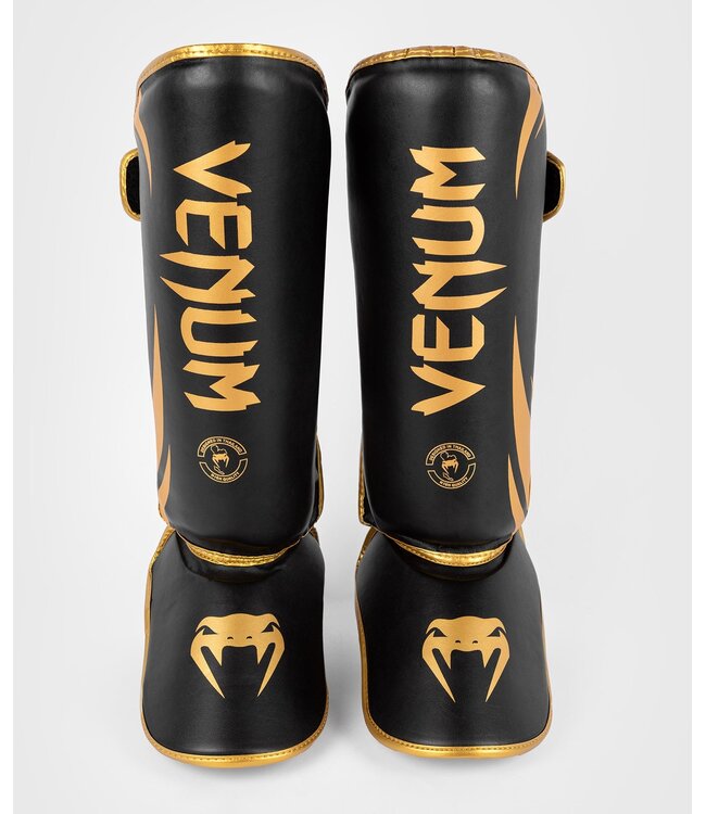 Venum Challenger Standup Shinguards Black Gold