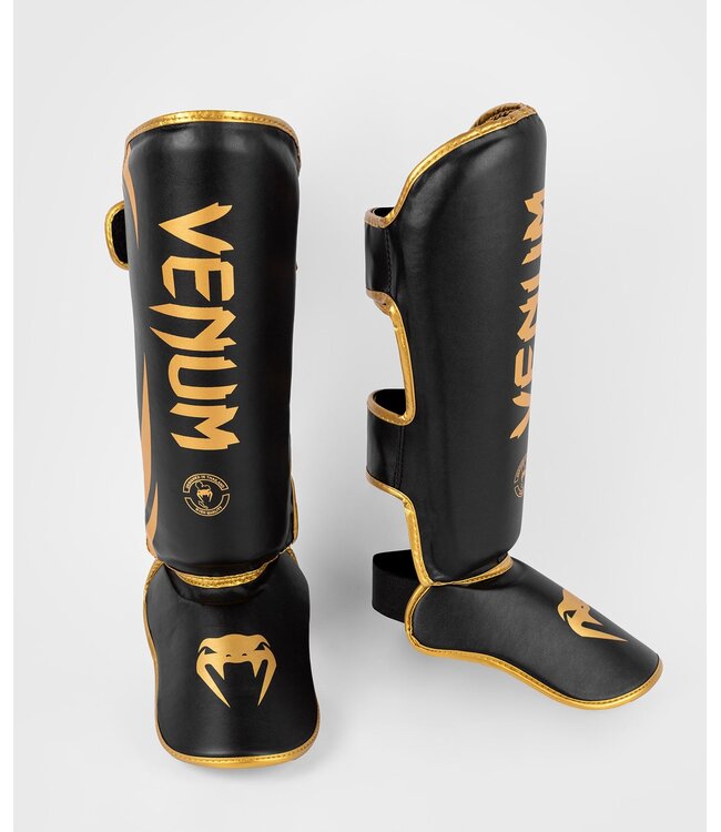 Venum Challenger Standup Shinguards Black Gold