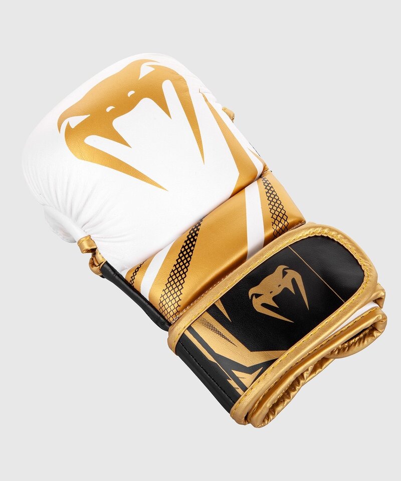 Venum Venum Challenger 3.0 MMA Sparring Handschoenen Wit Goud