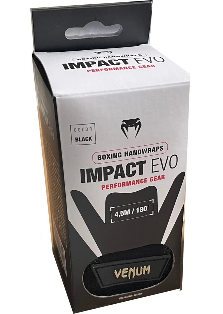 Venum Venum Impact Evo Handwraps 4,5m Black