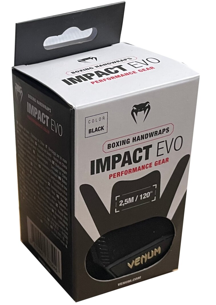Venum Venum Impact Evo Handwraps 2,5m Black