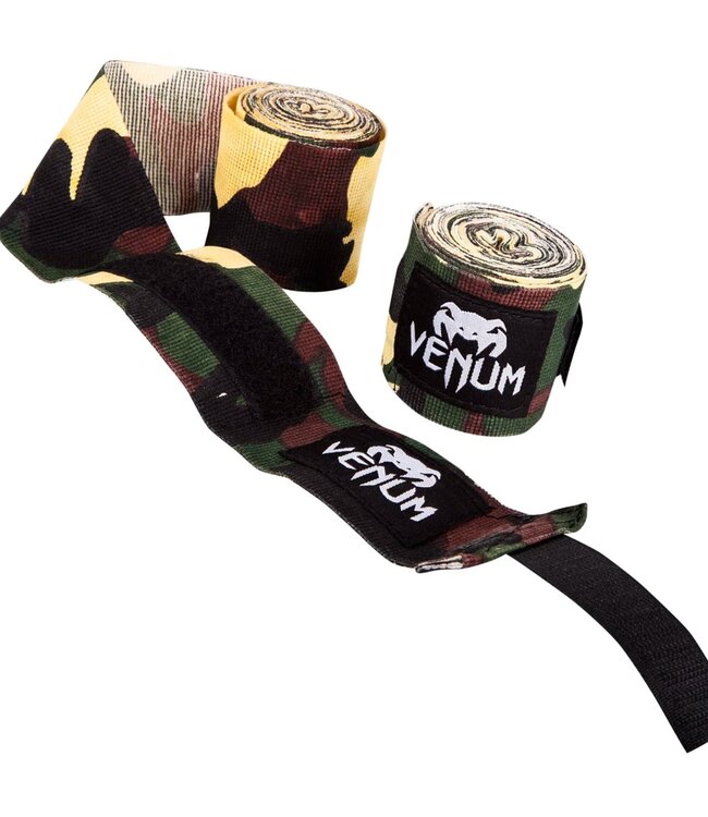 Venum Kontact Boxbandagen 4,5 m Forest Camo –  Elastische Boxbandagen für Boxen & Kickboxen