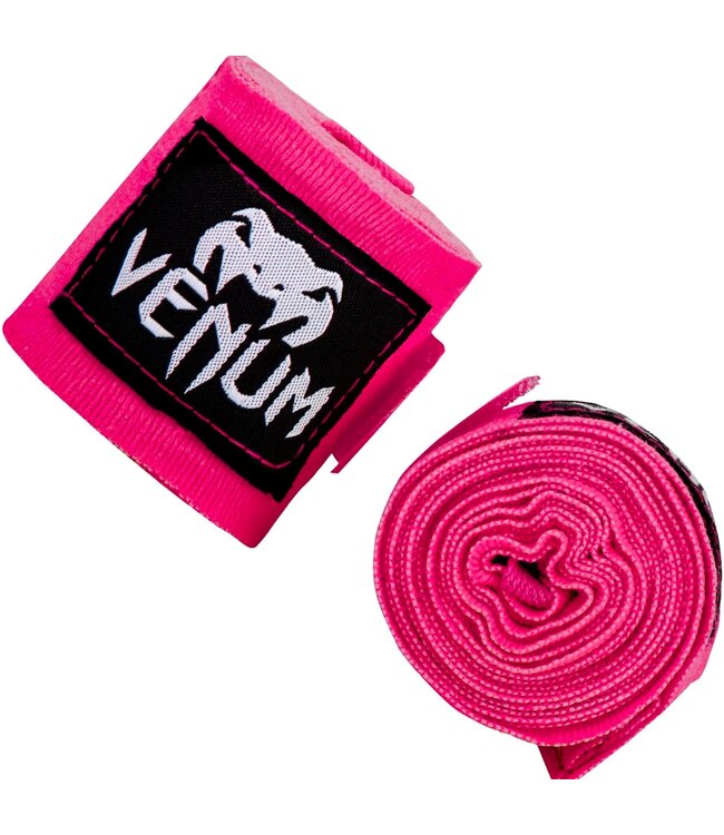 Venum Kontact Boksbandages 4,5 m Roze – Elastische Boksbandages voor Boksen & Kickboksen
