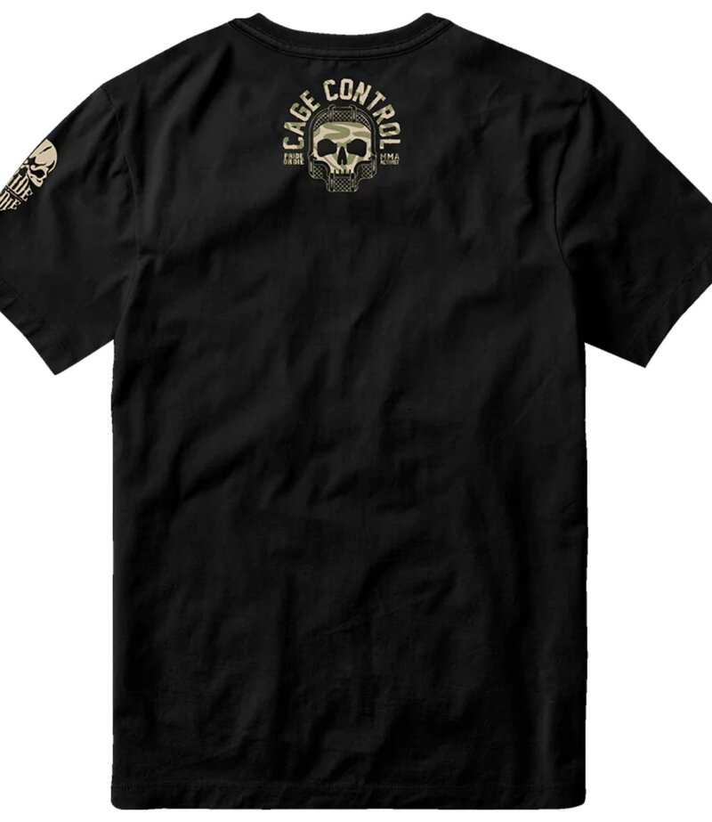 Pride or Die PRiDEorDiE Cotton T-Shirt CAGE CONTROL Black