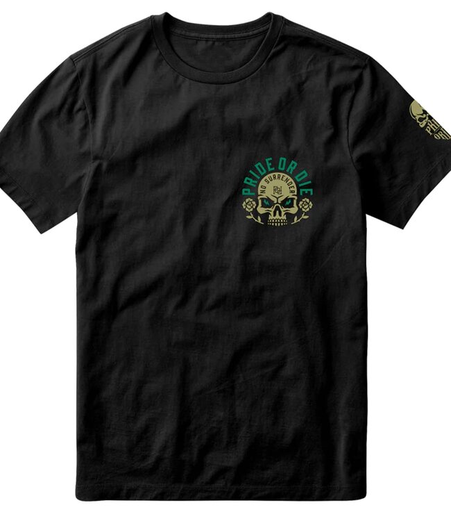 Pride or Die PRiDE or DiE T-Shirt NO SURRENDER Cotton Black