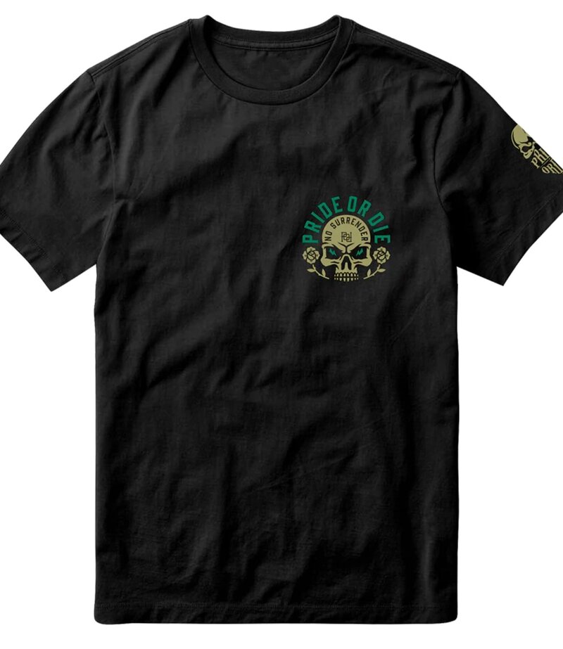 Pride or Die PRiDE or DiE T-Shirt NO SURRENDER Cotton Black