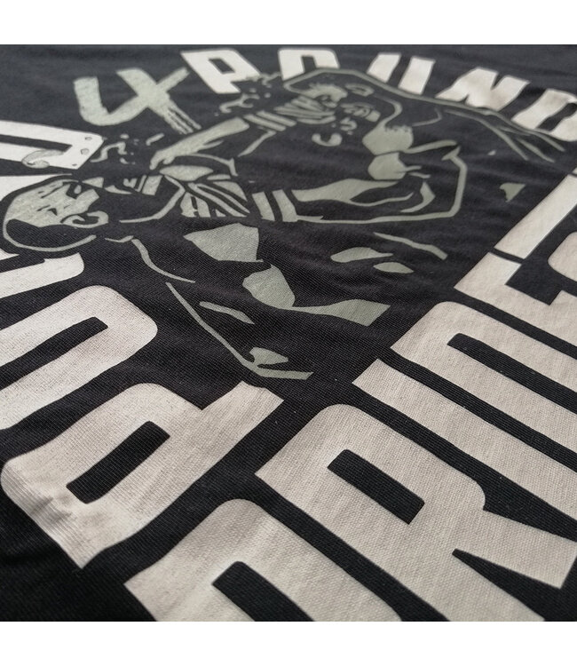 Pride or Die PRIDE or Die T-Shirt BARE KNUCKLES Katoen Zwart