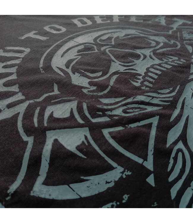 Pride or Die PRIDE or Die T-Shirt HARD TO DEFEAT Baumwolle Schwarz