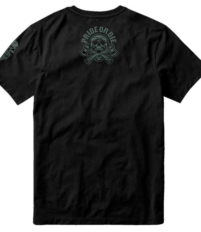 PRIDE or Die T-Shirt HARD TO DEFEAT Baumwolle Schwarz
