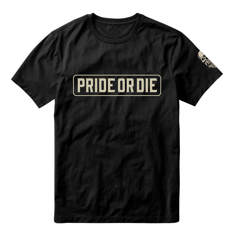 Pride or Die PRIDEorDiE T-shirt WOLFPACK V.2 Katoen Zwart