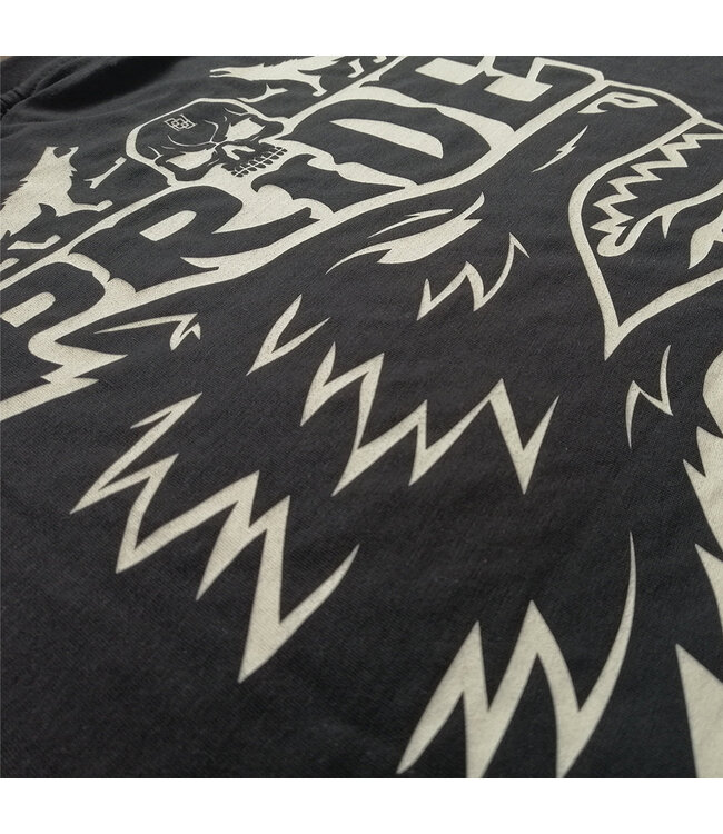 PRIDEorDiE T-Shirt WOLFPACK V.2 Baumwolle Schwarz