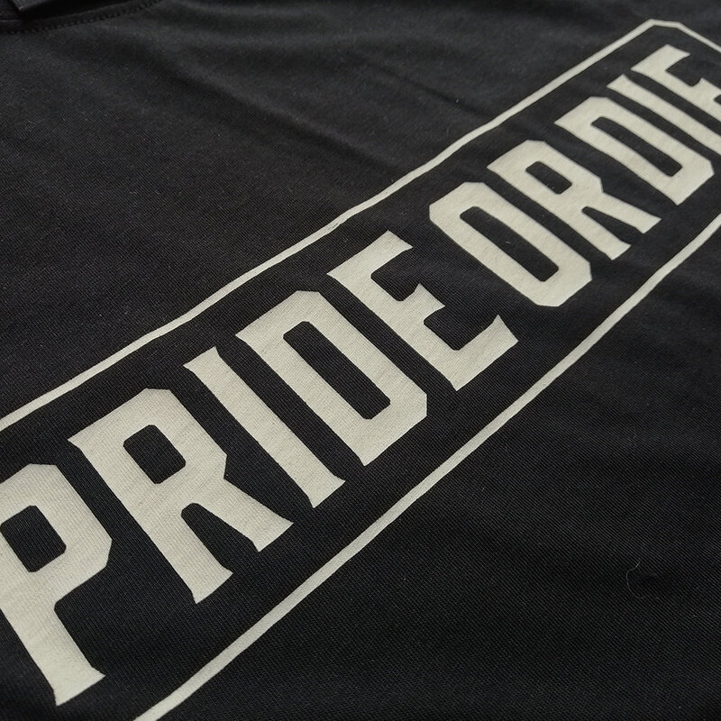 Pride or Die PRIDEorDiE T-shirt WOLFPACK V.2 Katoen Zwart