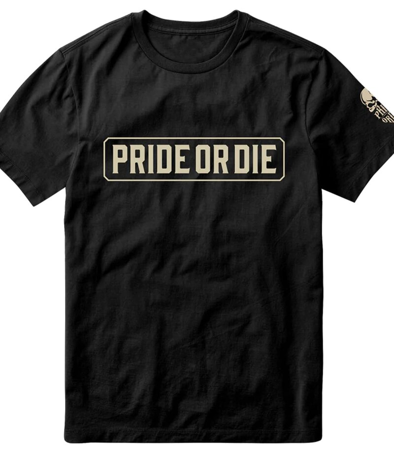 Pride or Die PRIDEorDiE T-Shirt WOLFPACK V.2 Baumwolle Schwarz