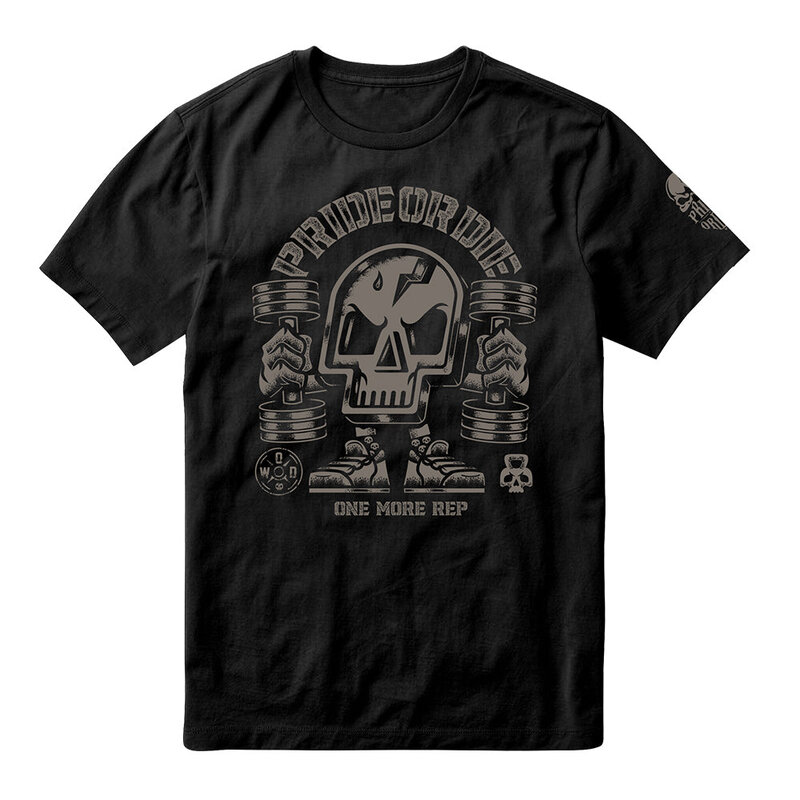 Pride or Die PRiDE or DiE T-Shirt WORKOUT OR DIE V.3 Cotton Black