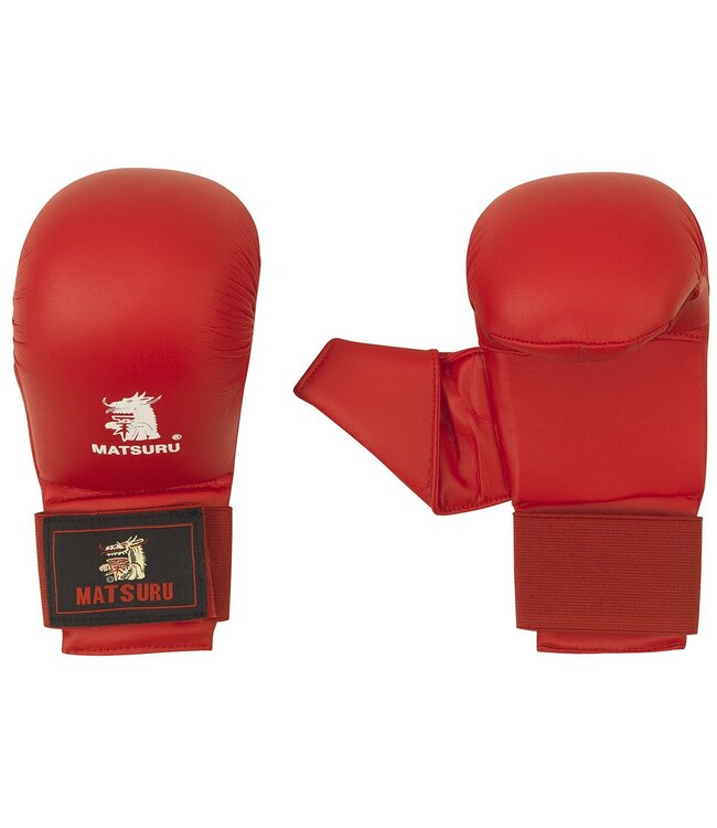 Matsuru Matsuru Karate Fist With Thumb Red