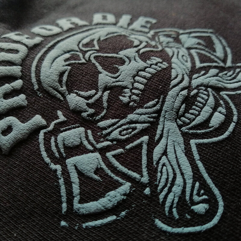 Pride or Die PRIDE or Die Hoodie Sweater HARD TO DEFEAT Zwart