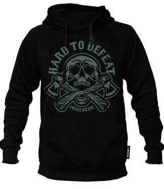 PRiDEorDiE PRiDE or DiE Hoodie Sweater HARD TO DEFEAT Black