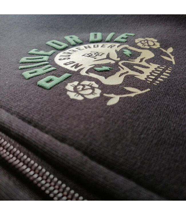PRiDE or DiE Hoodie Sweater NO SURRENDER Black