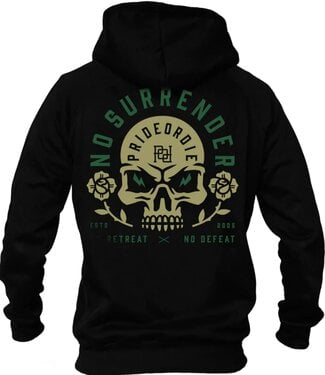 PRiDEorDiE PRiDE or DiE Hoodie Sweater NO SURRENDER Black