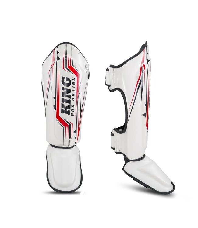 King Pro Boxing King Pro Boxing Scheenbeschermers KPB/SG Spartan 2 Wit