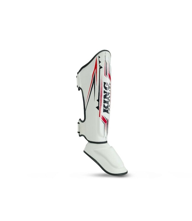 King Pro Boxing King Pro Boxing Shinguards KPB/SG Spartan 2 White