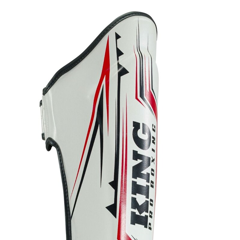 King Pro Boxing King Pro Boxing Shinguards KPB/SG Spartan 2 White