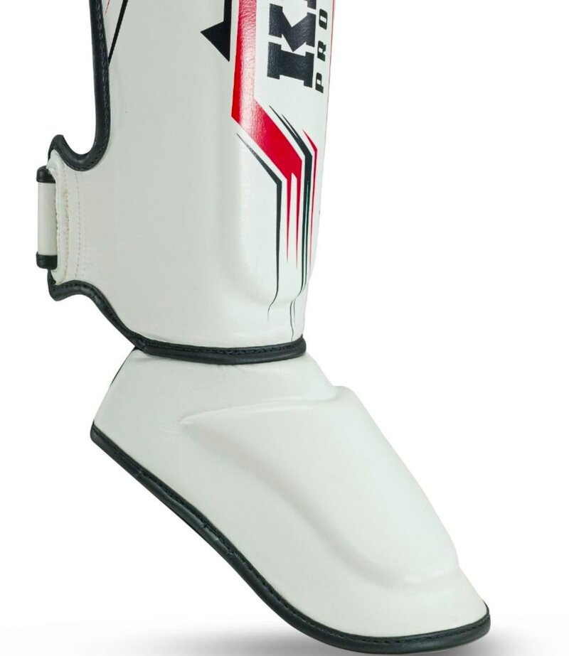 King Pro Boxing King Pro Boxing Shinguards KPB/SG Spartan 2 White