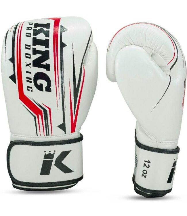 King Pro Boxing Kickboks Handschoenen KPB/BG Spartan 2 Wit