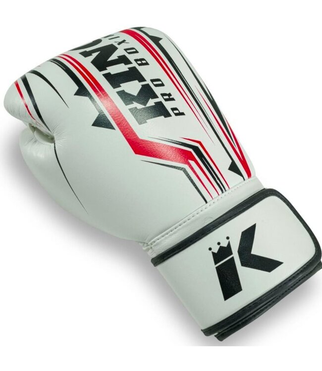 King Pro Boxing Boxhandschuhe KPB/BG Spartan 2 Leder weiß