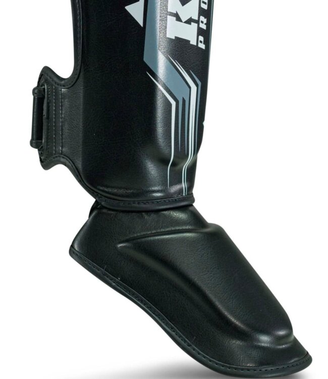 King Pro Boxing Shinguards KPB/SG Spartan 1 Black