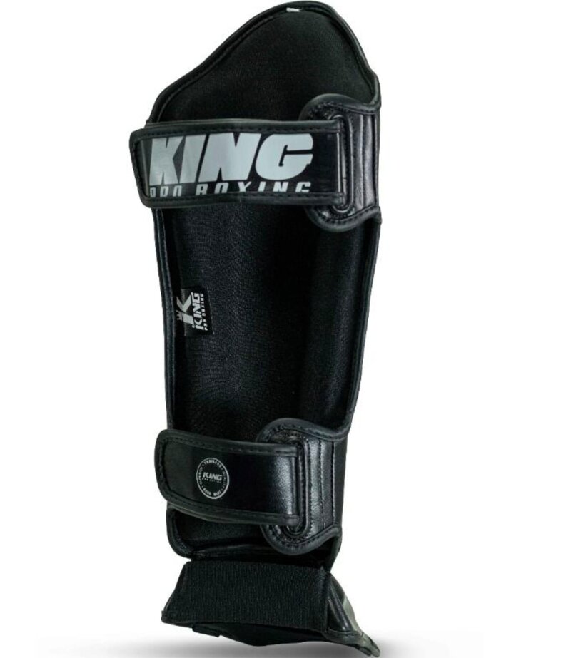King Pro Boxing King Pro Boxing Shinguards KPB/SG Spartan 1 Black