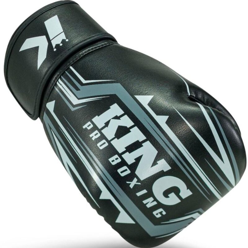 King Pro Boxing King Pro Boxing Kickboks Bokshandschoenen KPB/BG Spartan 1 Leer Zwart