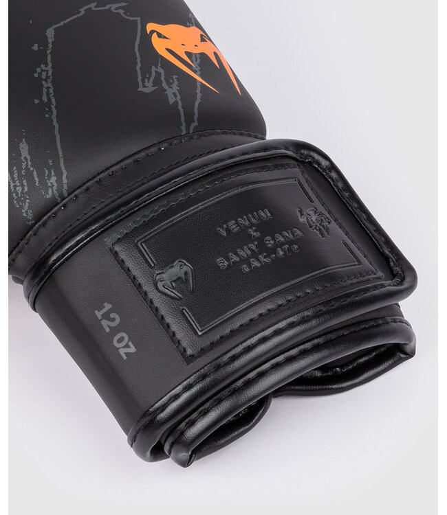 Venum S47 Boxhandschuhe Mikrofaser Schwarz Orange