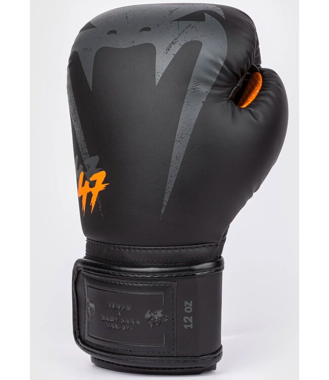 Venum S47 Boxhandschuhe Mikrofaser Schwarz Orange