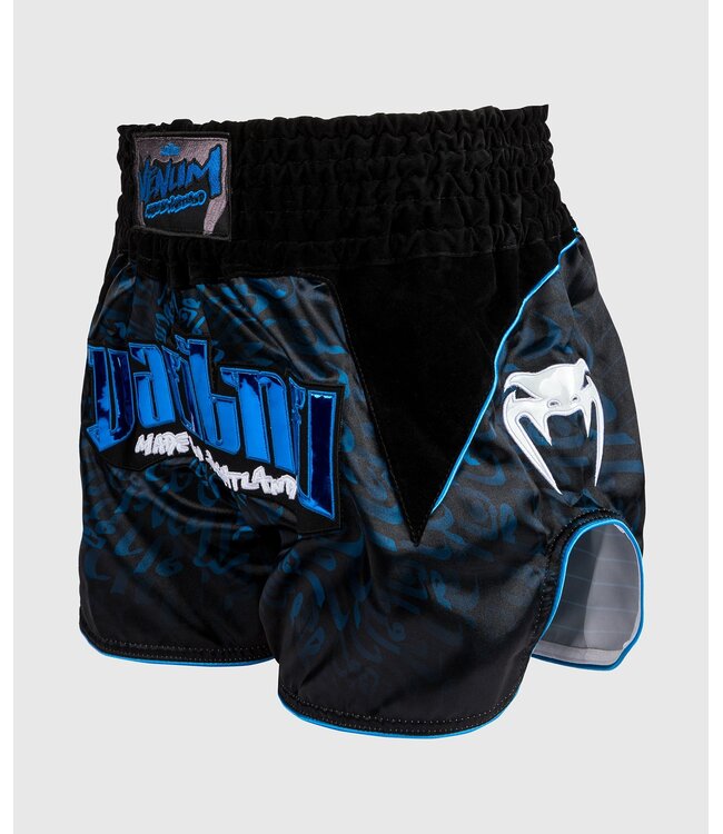 Venum Venum Muay Thai Kickboks Shorts Attack Zwart Blauw