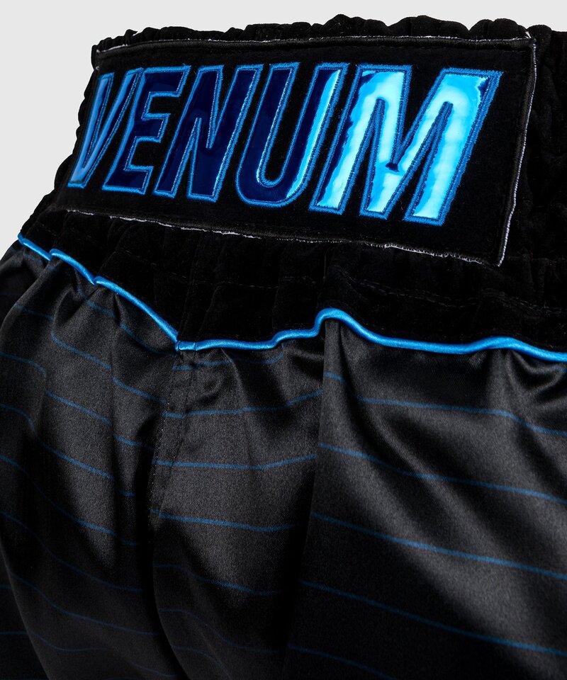 Venum Venum Muay Thai Kickboxing Shorts Attack Black Blue