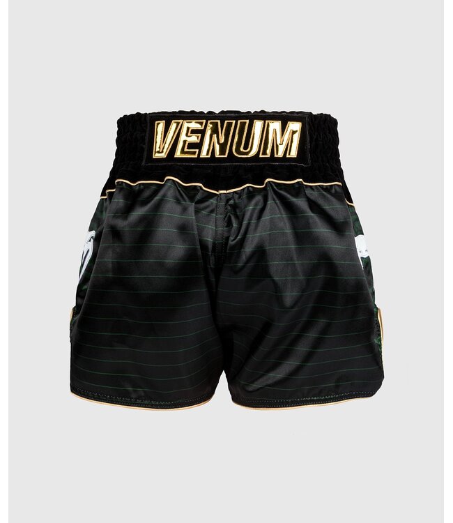 Venum Muay Thai Kickboks Shorts Attack Zwart Groen