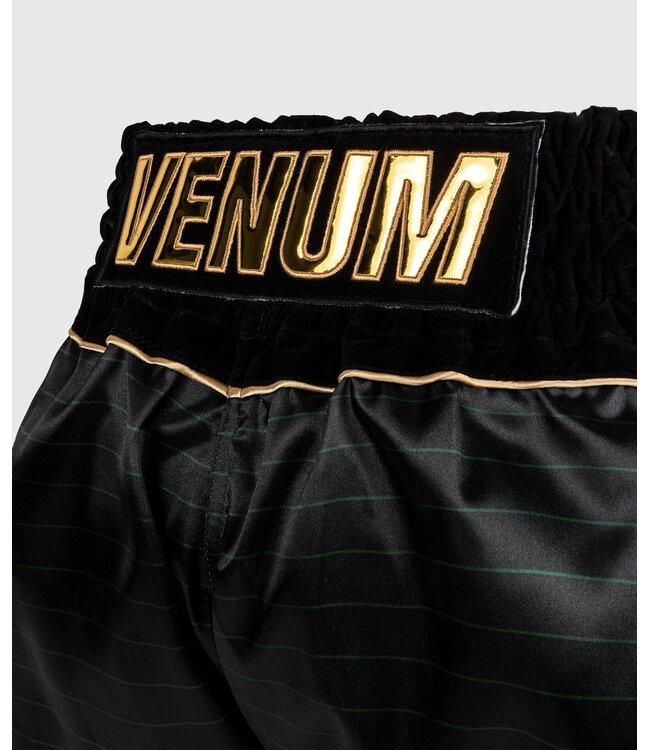 Venum Muay Thai Kickboxen Shorts Attack Schwarz Grün