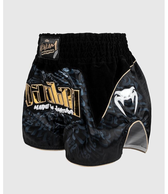 Venum Venum Muay Thai Kickboxen Shorts Attack Schwarz Grau