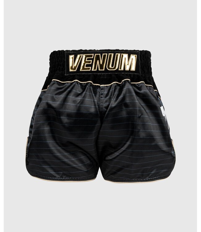 Venum Muay Thai Kickboxing Shorts Attack Black Grey