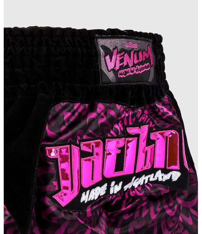 Venum Venum Muay Thai Kickboks Shorts Attack Zwart Roze