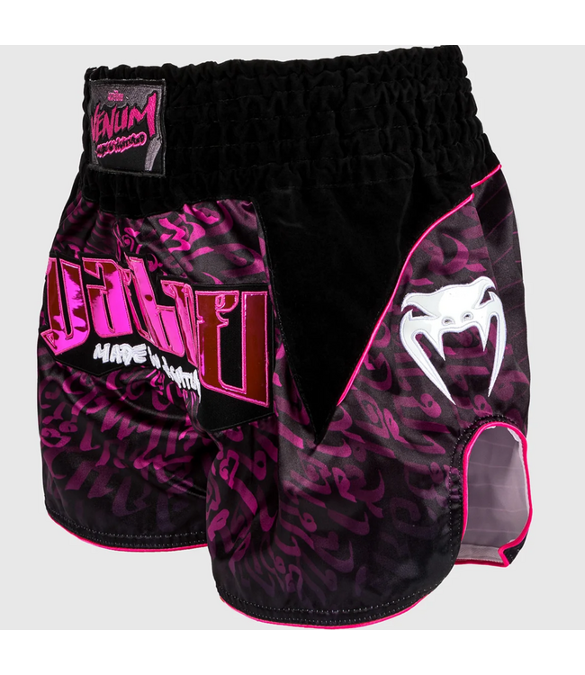 Venum Venum Muay Thai Kickboks Shorts Attack Zwart Roze
