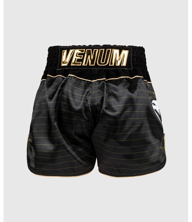 Venum Muay Thai Kickboxen Shorts Attack Schwarz Gold