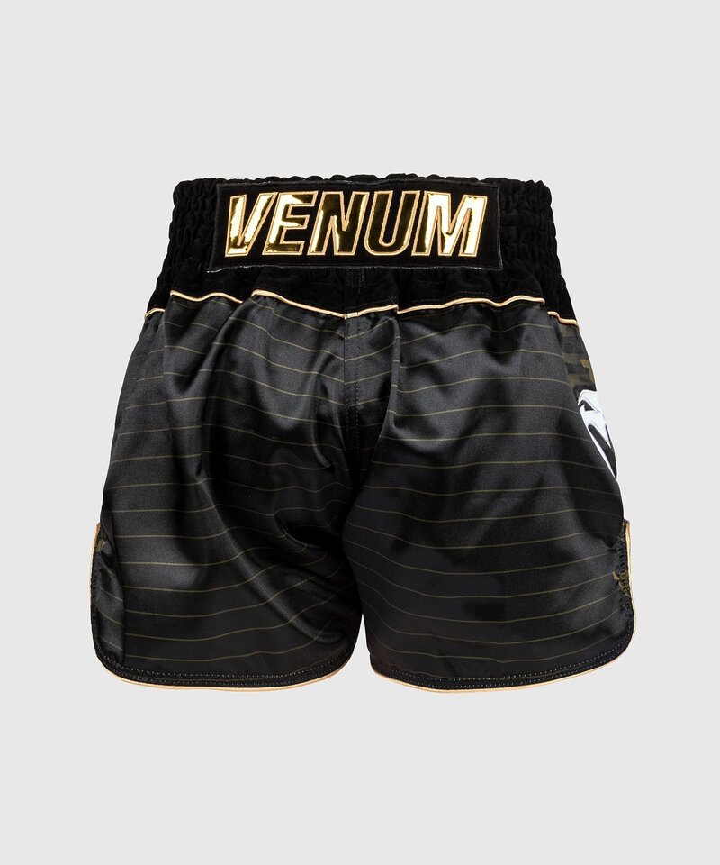 Venum Venum Muay Thai Kickboxen Shorts Attack Schwarz Gold