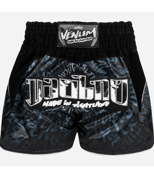 Venum Venum Muay Thai Kickboks Shorts Attack Zwart Zilver